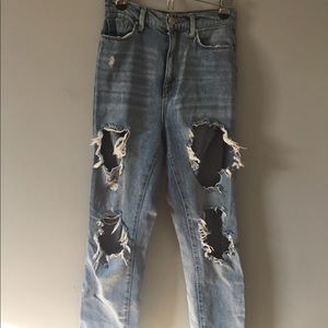 BDG Ripped Mom High-Rise